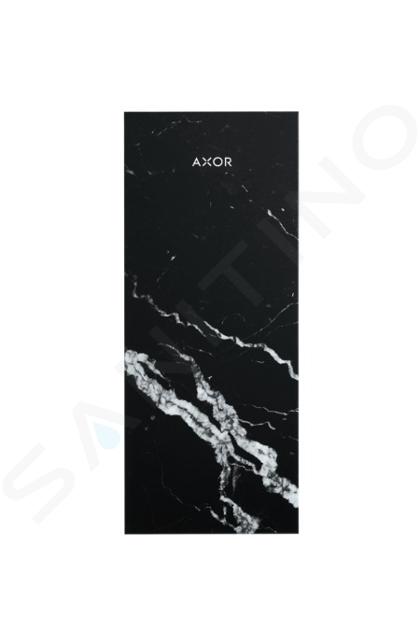 Axor MyEdition - Afdekplaat 120 mm, zwart marmer 47915000