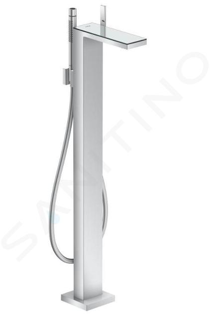 Axor MyEdition - Miscelatore a pavimento per vasca da bagno, cromo/vetro a specchio 47440000