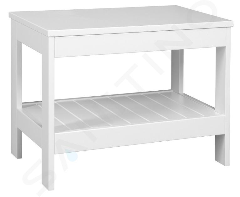 Aqualine Etide - Rayonnage 61x46x36 cm, blanc mat ET061