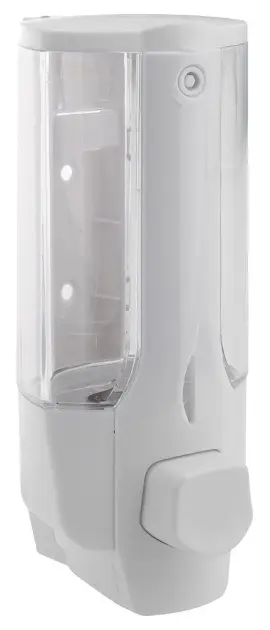 Aqualine - Dozator za tekući sapun 350 ml, bijeli 72027