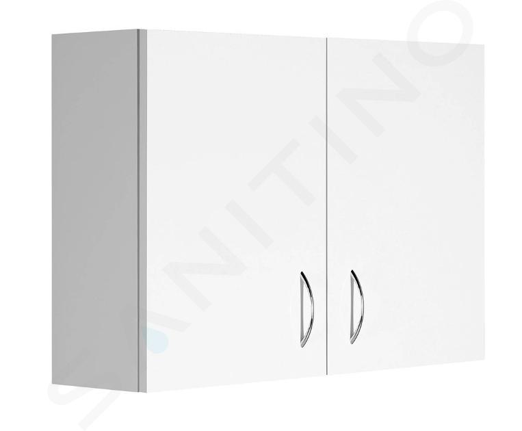 Aqualine Keramia Fresh - Armoire supérieure 700x500x200 mm, blanc 52362