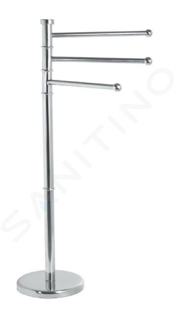 Aqualine Samba - Porte-serviettes sur pied, inox SB161