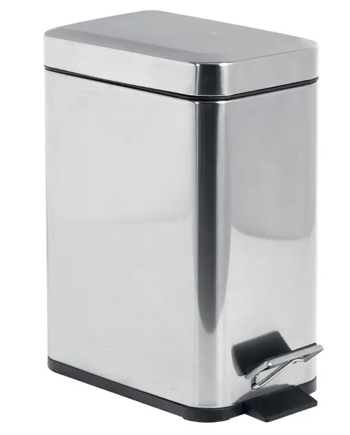 Aqualine Simple Line - Coș de gunoi, 5l, inox lustruit GAQ005