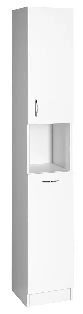 Aqualine Simplex Eco - Ormarić s košarom 30x180x30 cm, bijeli mat SIME310