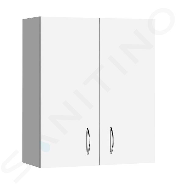 Aqualine Simplex Eco - Armoire suspendue 500x600x240 mm, blanc mat SIME530