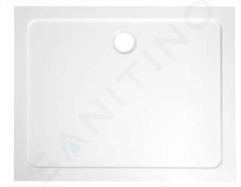 Aqualine Receveurs - Receveur de douche TECMI 1000x700x30 mm, blanc PQ10070