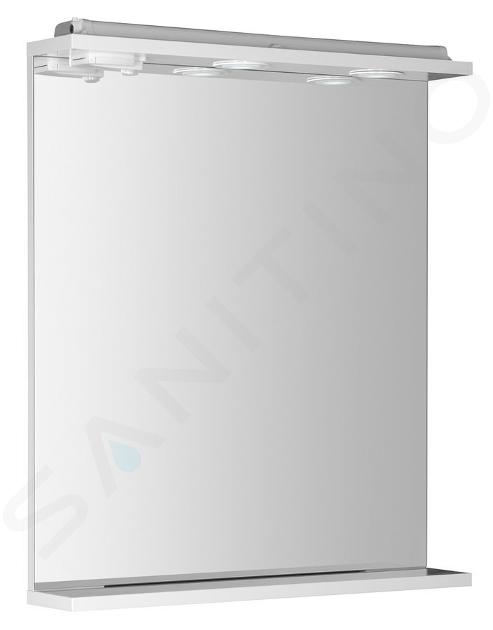 Aqualine Zoja - Miroir avec éclairage LED 60x70x12 cm, blanc KO397