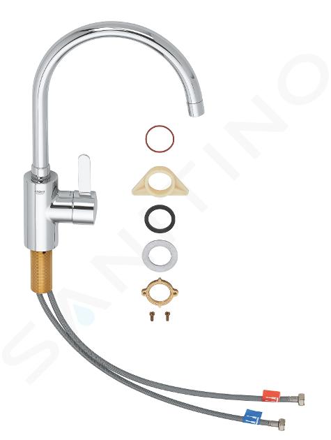 Grohe Eurosmart Cosmopolitan - Keukenkraan, 32843002 | Sanitino.nl