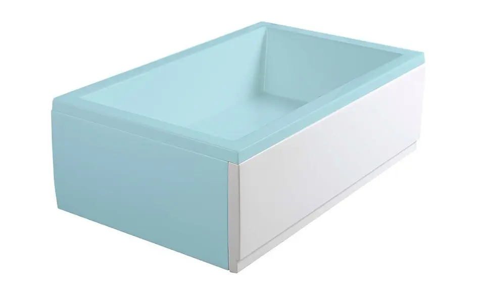 Polysan Deep Plain - Frontschürze 1300x360 mm, rechts, weiß 72953