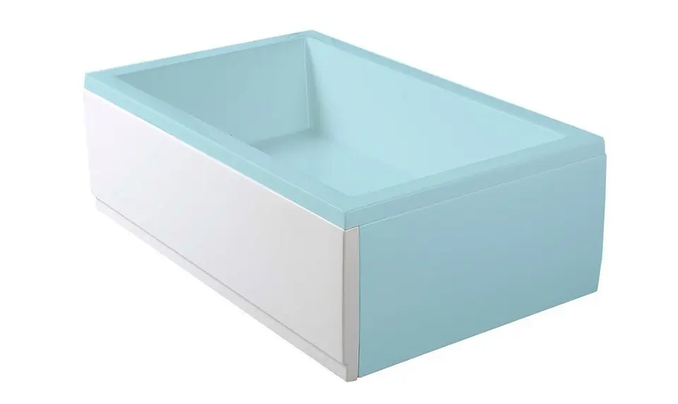 Polysan Deep Plain - Frontschürze 1300x360 mm, links, weiß 72952