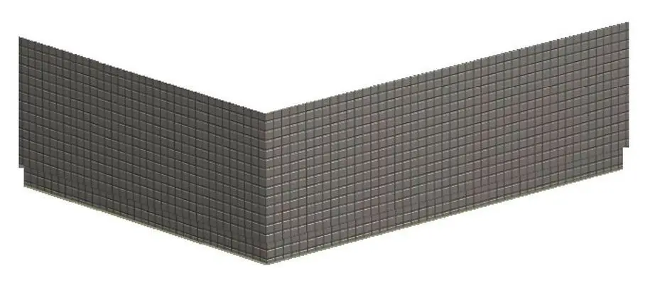 Polysan Deep Plain - Rohový panel Tifa 1000x900 mm, pravý 72359R ...