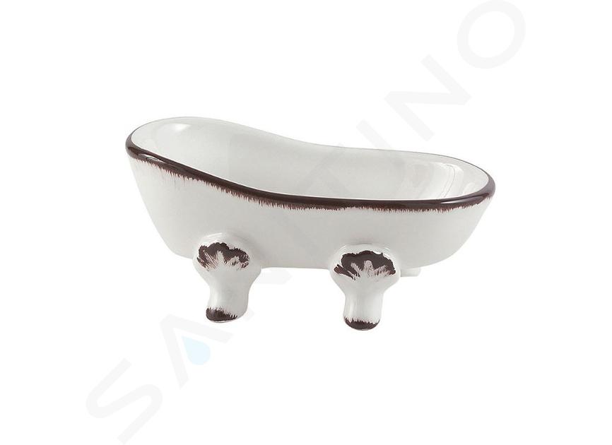 Sapho Amelie - Porte-savon, blanc AM11