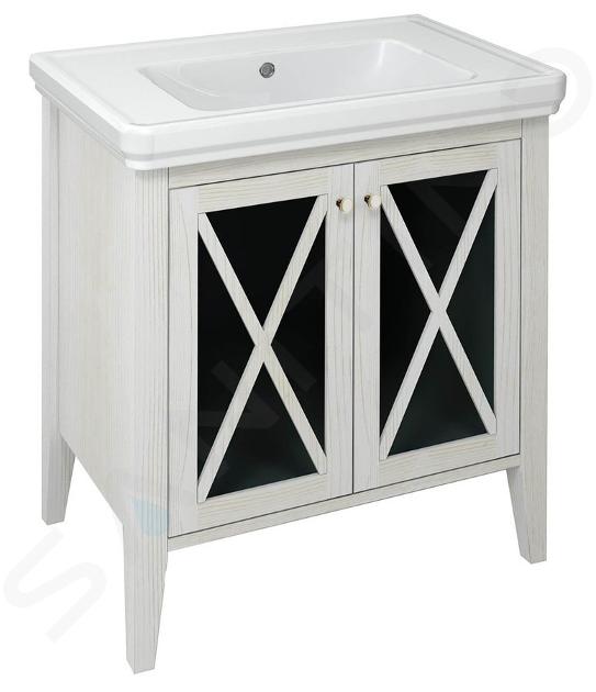 Sapho Cross - Meuble pour lavabo 70x81x47 cm, blanc CR275