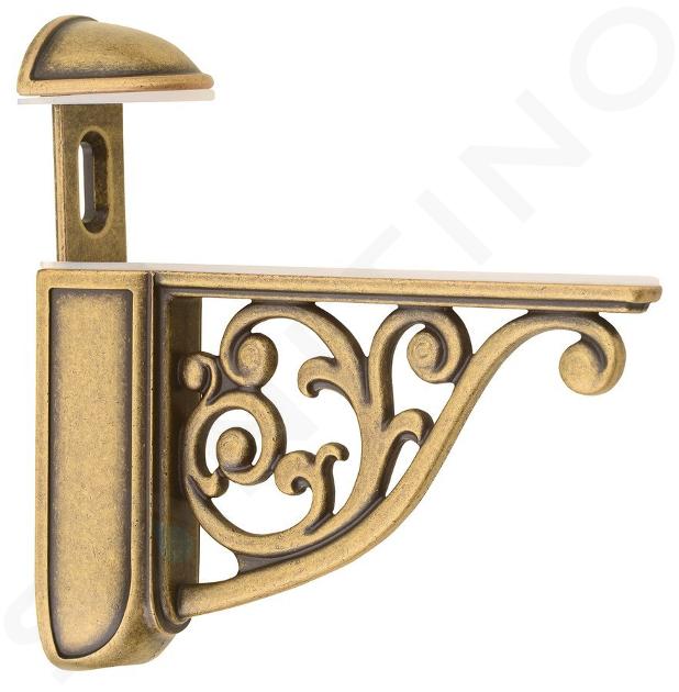 Sapho Retro - Soporte de estantería, bronce viejo LL009