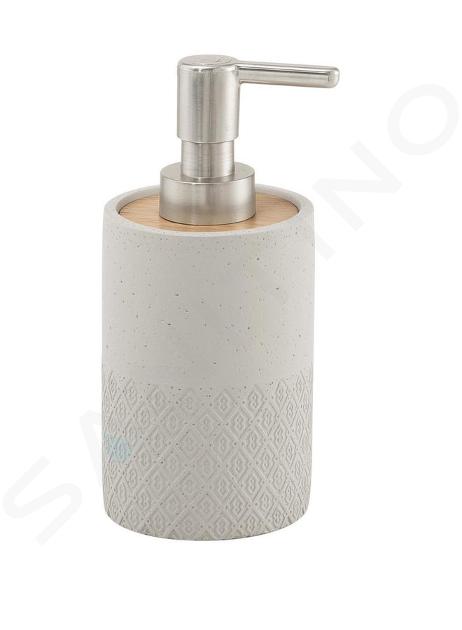 Sapho Accessoires de salle de bains Gedy - Distributeur de savon, gris et blanc 4980