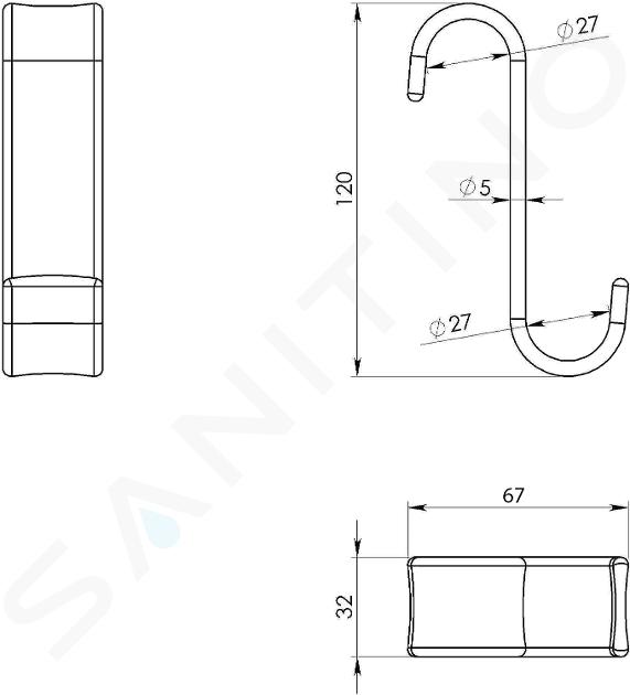 Accessori bagno Handy Vip appendino per termoarredo cromo - Edilcaputo  Negozio Online