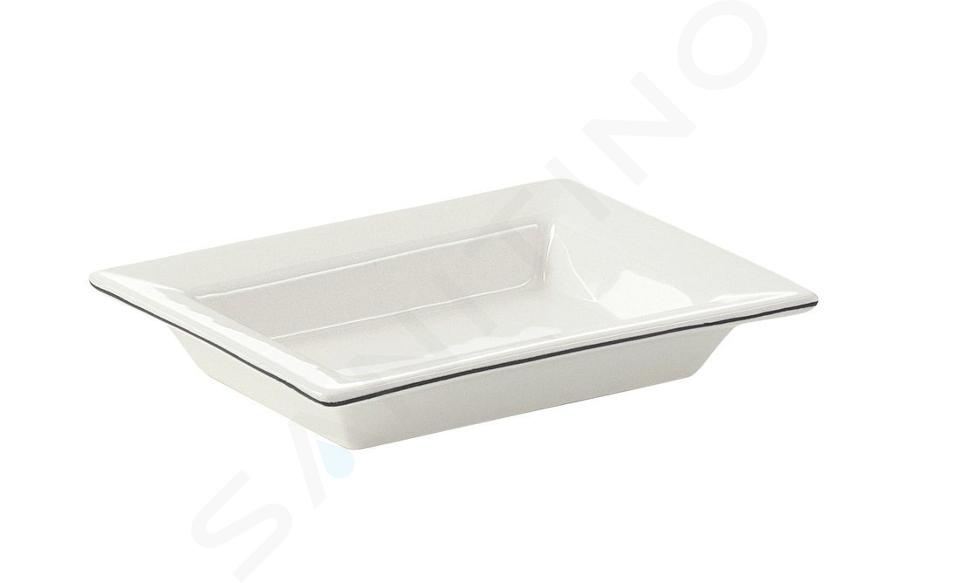 Sapho Accessori bagno Gedy - Portasapone Lucrezia, bianco LC11