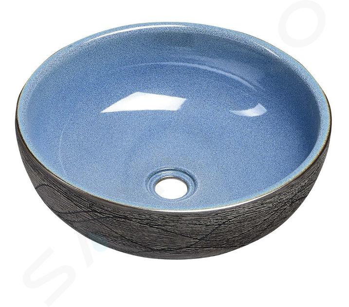 Sapho Priori - Lavabo 41x15 cm, bleu/gris PI020