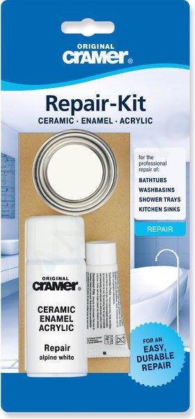 Sapho Accessoires - Kit de réparation pour céramique, émail et acrylique,  blanc CA-16080