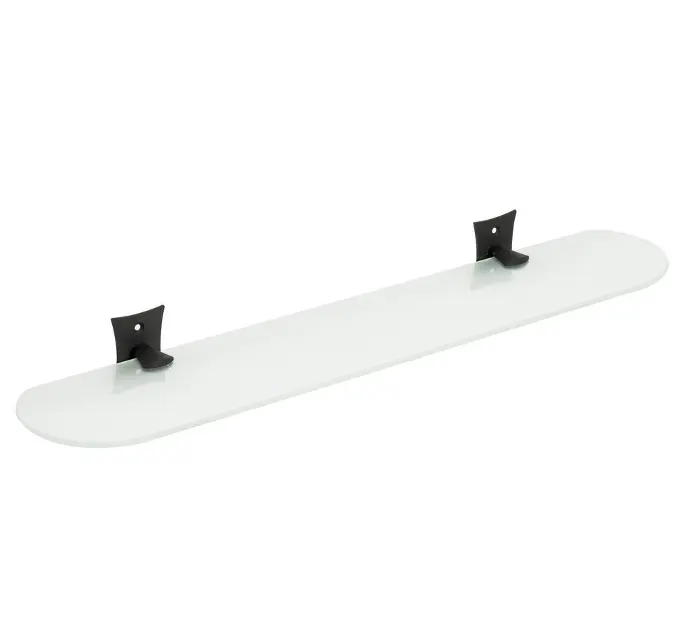 Sapho Rebecca - Ablage, Länge 56 cm, schwarz/Glas CC015