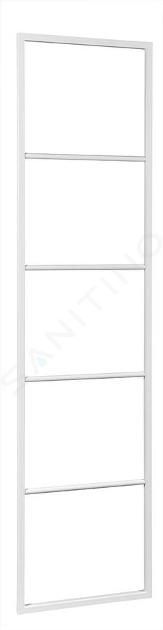 Sapho Ska - Porta asciugamani da appoggio 420x1700 mm, bianco opaco SKA561