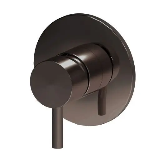 Paffoni Light Exclusive Edition - Podtynkowa bateria prysznicowa z korpusem, czarny nikiel LIG011NKN