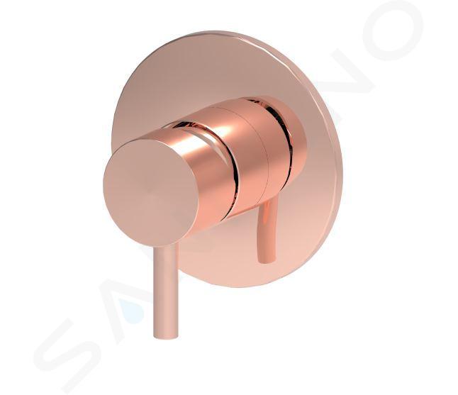 Paffoni Light Exclusive Edition - Sprchová batéria pod omietku s telesom, ružové zlato LIG011ROSE