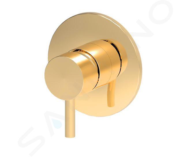 Paffoni Light Exclusive Edition - Unterputz-Brausebatterie mit Körper, gold LIG011HG