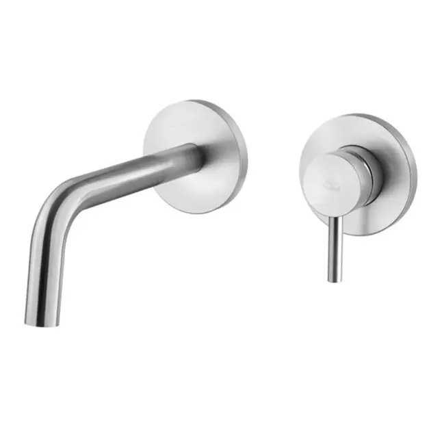 Paffoni Light - Umyvadlová baterie pod omítku s tělesem, 2-otvorová instalace, nerez LIG006ST70