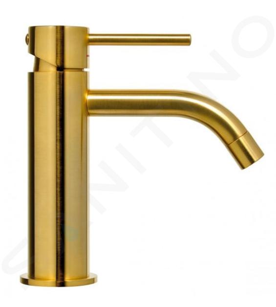 Paffoni Light Exclusive Edition - Miscelatore da lavabo, color oro spazzolato LIG071HGSP