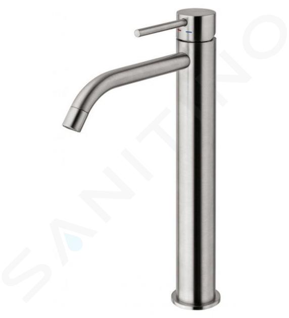 Paffoni Light - Miscelatore da lavabo, acciaio inox LIG081ST