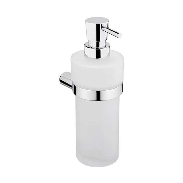 Nimco Bormo - Seifenspender mit Halter, Glas matt/Chrom BR 11031W-T-26