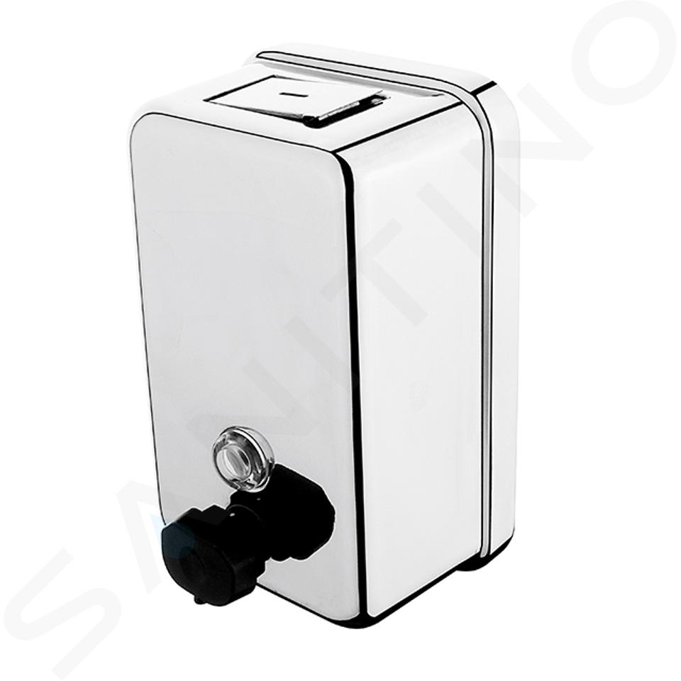 Nimco Dispensadores de jabón - Dosificador de jabón líquido de pared, 1100 ml, acero inoxidable pulido HP 8131-18