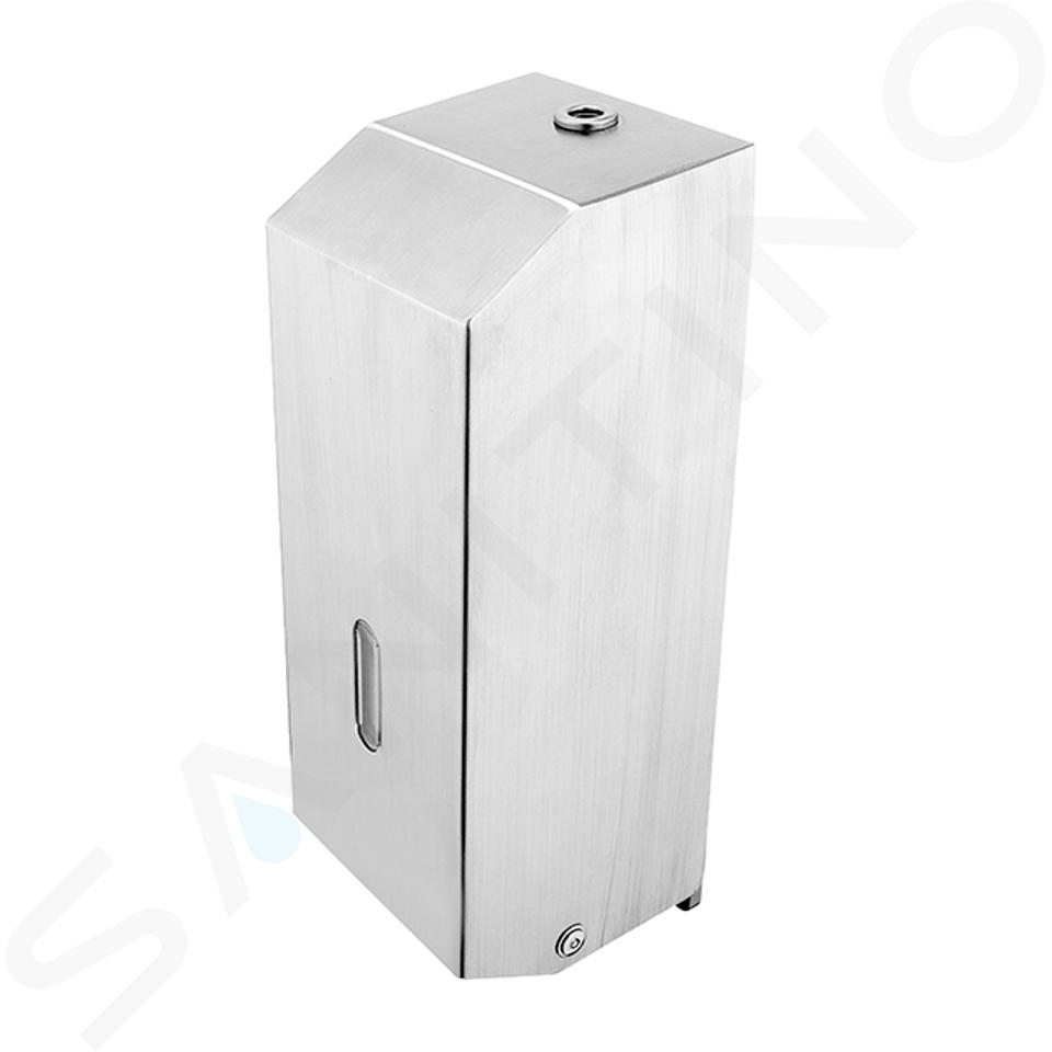 Nimco Higiéniai program - Folyékony szappanadagoló, 1250 ml, csiszolt rozsdamentes acélból készült HPM 27031-M-10