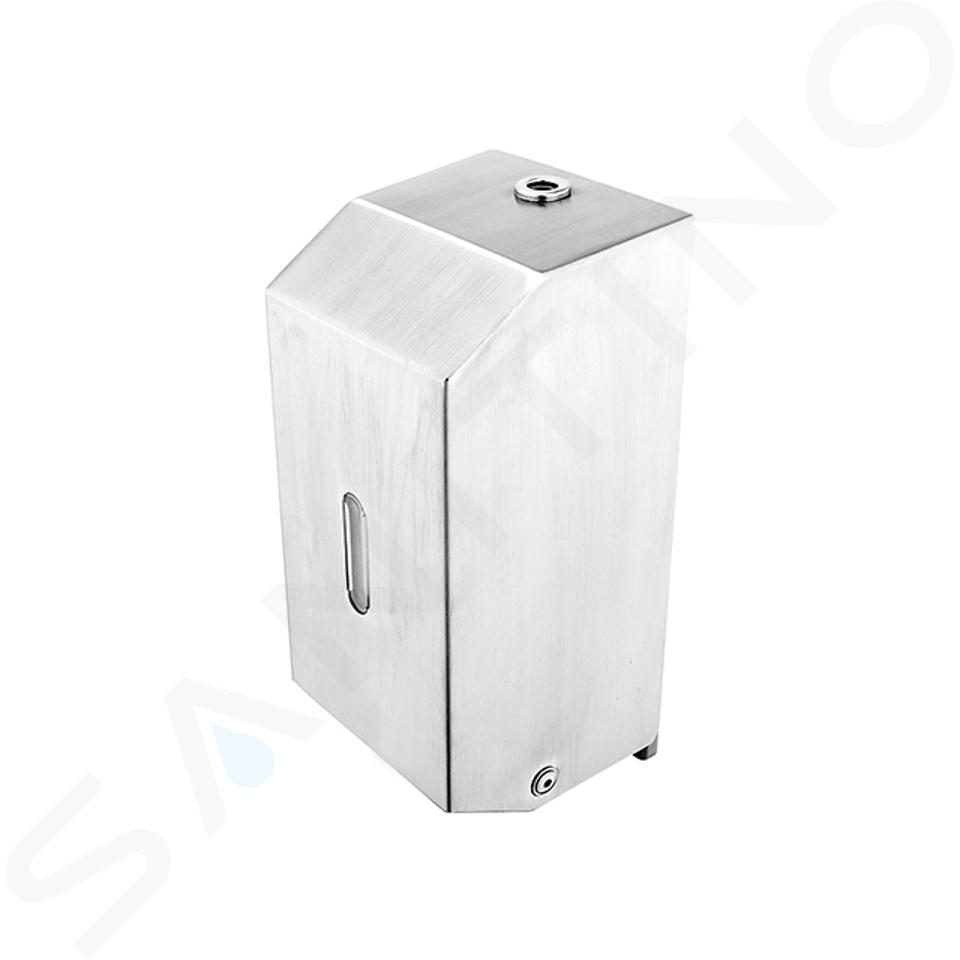 Nimco Dispensadores de jabón - Dosificador de jabón líquido de pared, 800 ml, acero inoxidable cepillado HPM 27031-MS-10