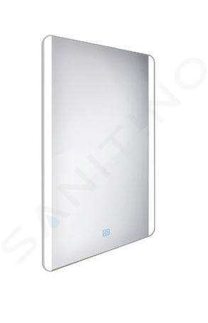 Nimco Zrcadla - Zrcadlo v rámu s LED osvětlením, 500x700 mm, hliník ZP 17001V