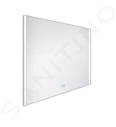 Nimco Miroirs - Miroir avec cadre éclairage LED, 80x70 cm, aluminium ZP 11003V