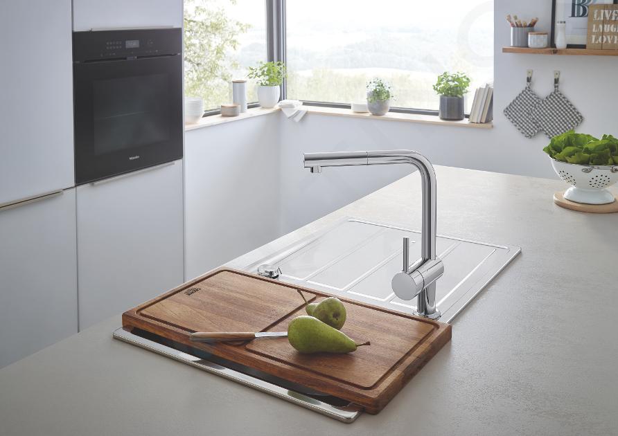  GROHE 30300000 Minta Grifo de cocina extraíble cromado :  Herramientas y Mejoras del Hogar