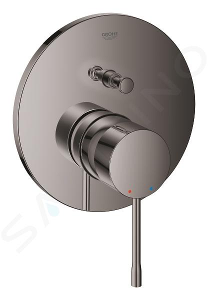 Grohe Essence - Bateria podtynkowa do obsługi dwóch wyjść wody, Hard Graphite 24058A01