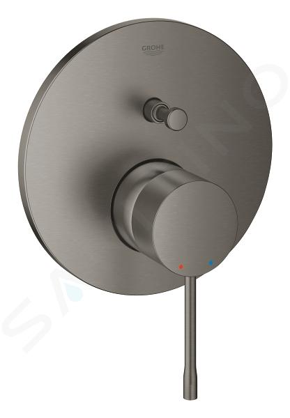 Grohe Essence - Afdekset voor inbouwkraan voor 2 functies, geborsteld Hard graphite 24058AL1