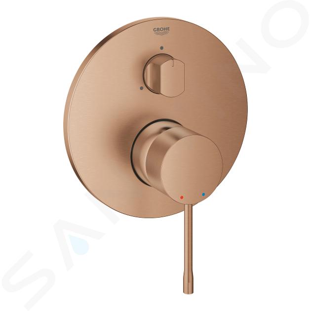 Grohe Essence - Baterie încastrată cu comutator cu 3 căi, Brushed Warm Sunset 24092DL1