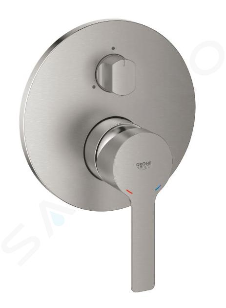 Grohe Lineare - Miscelatore ad incasso per 3 utenze, supersteel 24095DC1