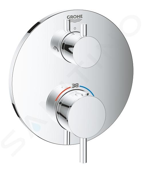 Grohe Atrio - Termostatická batéria pod omietku pre 2 spotrebiče, chróm 24135003