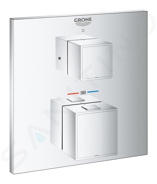 Grohe Grohtherm Cube - Grifo empotrado termostático de ducha, cromo 24153000