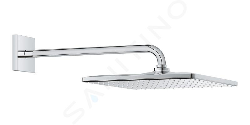 Grohe Rainshower - Prysznic górny 310 Mono Cube, 1 strumień, ramię prysznicowe 42 cm, chrom 26563000