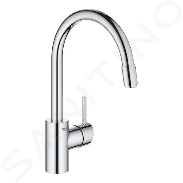 Grohe Concetto - Bateria zlewozmywakowa z wyciąganą wylewką, chrom 32663003