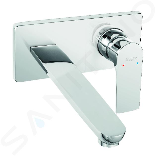 Novaservis Ferro Algeo Square - Grifo empotrado de lavabo con cuerpo, cromo 82200,0