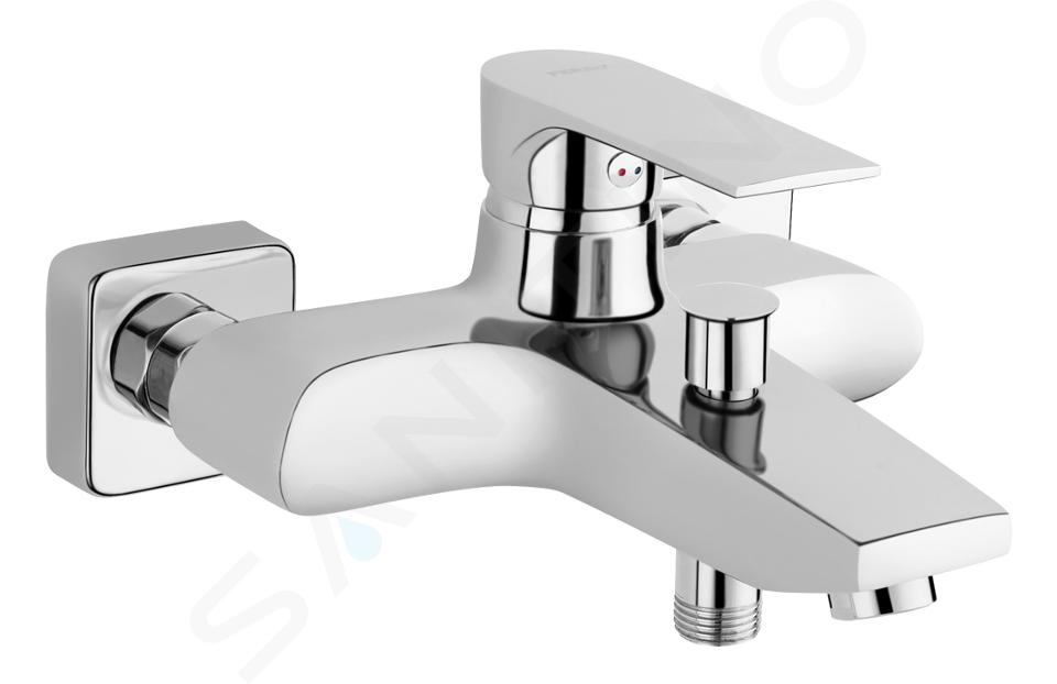 Novaservis Ferro Algeo Square - Robinetterie de baignoire, chrome 82020/1,0