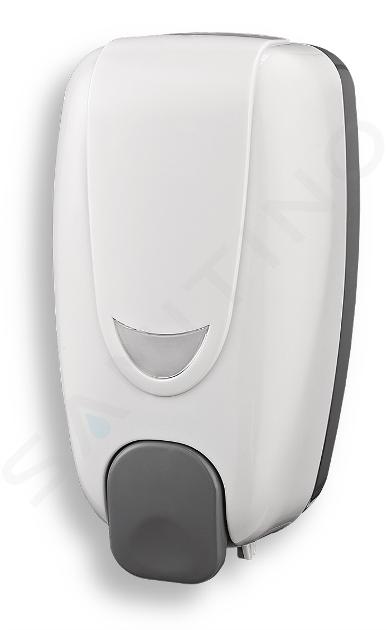 Novaservis Hygiënisch programma - Vloeibare zeepdispenser, 800 ml, wit/grijs 69084,1