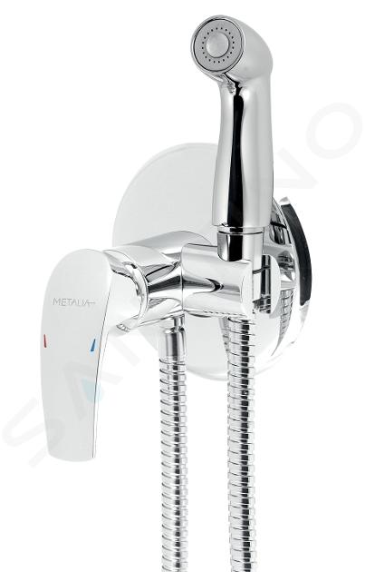 Novaservis Metalia 57 - Miscelatore ad incasso per bidet, con sistema di scarico, cromo 57211,0